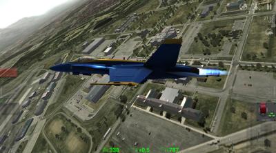 Capture d'écran de Blue Angels Aerobatic Flight Simulator