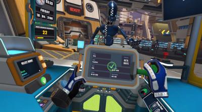 Screenshot of Border Bots VR