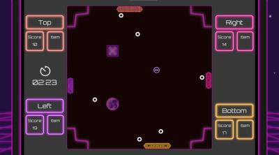 Screenshot of Bounce Ball: Neon Party Arcade