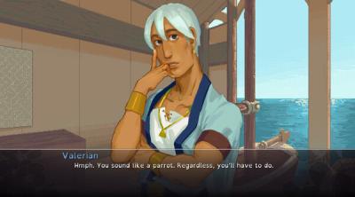 Screenshot of Breathless Winds - LGBT Visual Novel