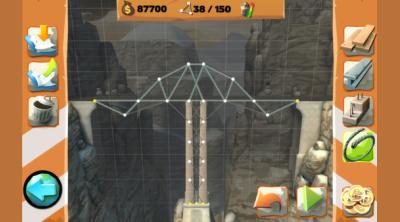 Capture d'écran de Bridge Constructor Playground