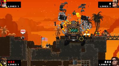 Screenshot of Broforce