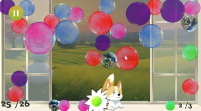 Screenshot of Bubbles in the Air