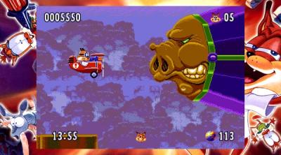 Screenshot of Bubsy in: The Purrfect Collection
