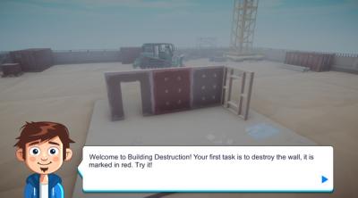 Screenshot of Building destruction