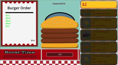 Screenshot of Burger Typer