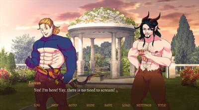 Screenshot of Burning Secrets - A Bara Visual Novel