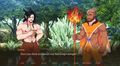 Screenshot of Burning Secrets - A Bara Visual Novel