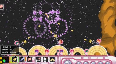 Screenshot of Cake Invaders