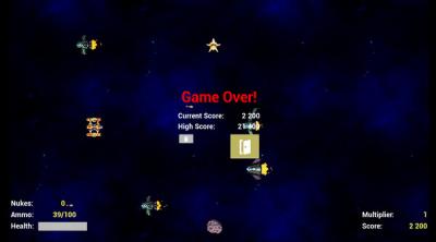 Screenshot of Cake Space Shooter