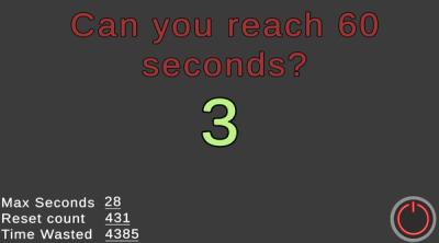 Screenshot of Can you reach 60 seconds