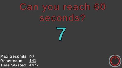 Screenshot of Can you reach 60 seconds