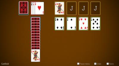 Screenshot of Canfield Solitaire Collection