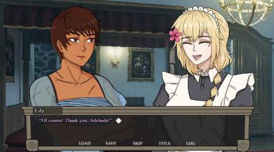 Screenshot of Carpe Noctem - Yuri Visual Novel