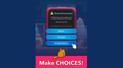 Screenshot of CatLife - BitLife Cat Game