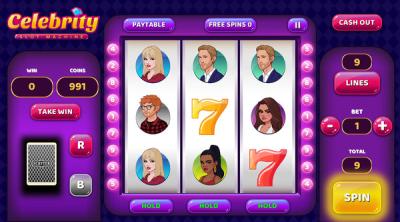 Screenshot of Celebrity Slot Machine