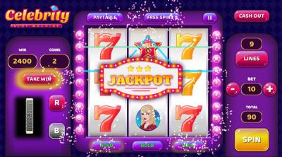 Screenshot of Celebrity Slot Machine
