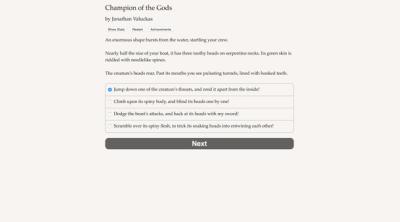 Screenshot of Champion of the Gods