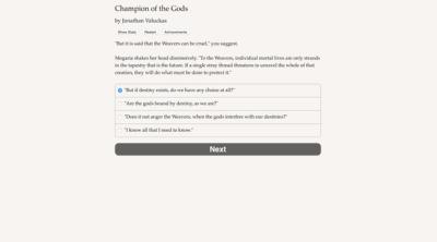 Screenshot of Champion of the Gods
