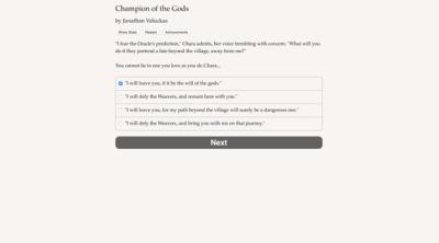 Screenshot of Champion of the Gods