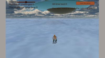 Screenshot of Chasing rabbits in snow