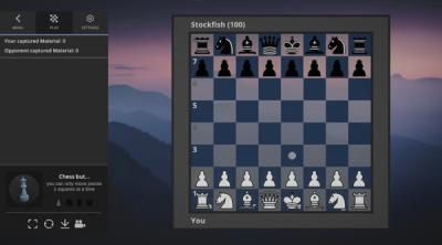 Screenshot of Chess, but...