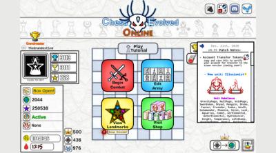 Screenshot of Chess Evolved Online