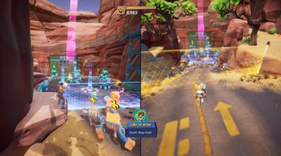 Screenshot of Chip an Clawz vs. The Brainioids