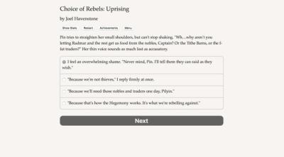 Screenshot of Choice of Rebels: Uprising