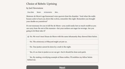 Screenshot of Choice of Rebels: Uprising