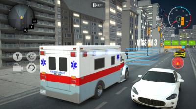 Capture d'écran de City Ambulance Car Driving