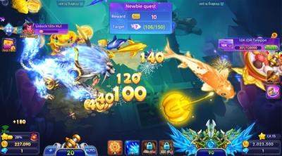 Screenshot of Classic Arcade Fishing