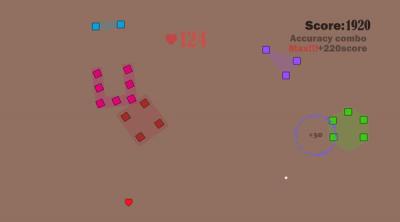 Screenshot of click frenzy