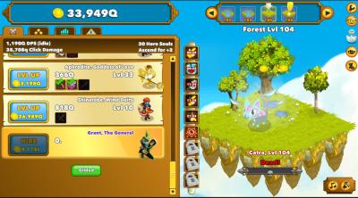 Screenshot of Clicker Heroes