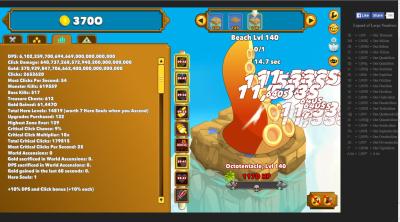 Screenshot of Clicker Heroes