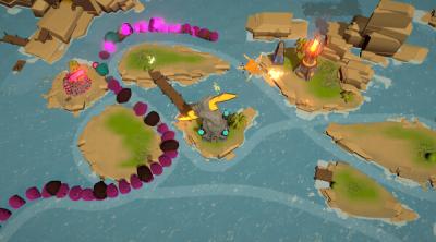 Screenshot of Cliff & Field Tower Defense