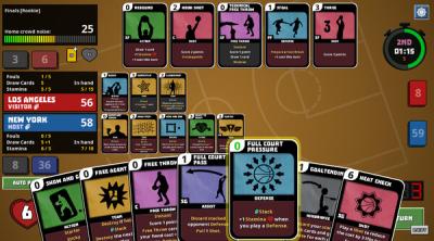 Screenshot of Clutchtimea: Basketball Deckbuilder