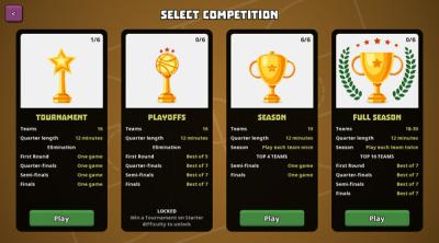 Screenshot of Clutchtimea: Basketball Deckbuilder