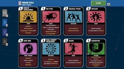 Screenshot of Clutchtimea: Basketball Deckbuilder