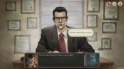 Screenshot of Coffee Noir: Business Detective Game