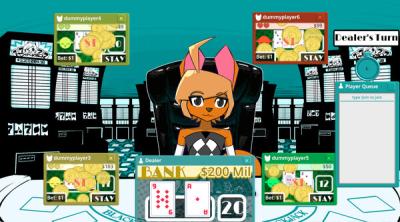 Screenshot of Cole Dingo's Vtuber Blackjack