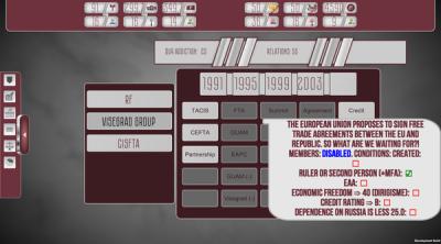 Screenshot of Collapse: A Political Simulator