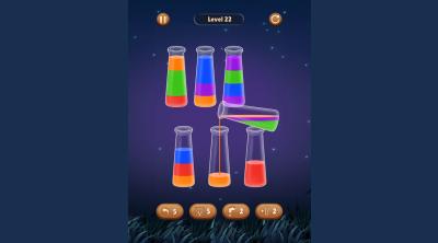 Screenshot of Color Water Sort Wooden Puzzle