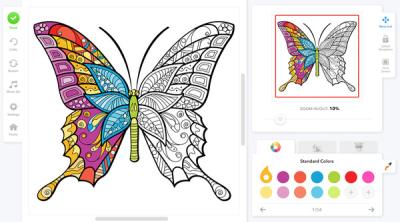 Screenshot of Coloring Book for Adults