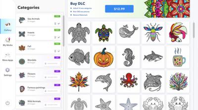 Capture d'écran de Coloring Book for Adults 2