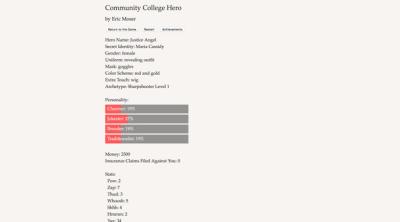 Screenshot of Community College Hero: Trial by Fire