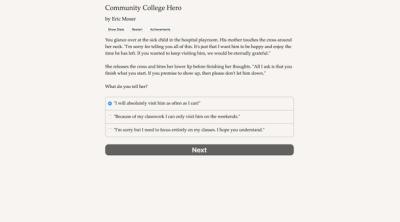 Screenshot of Community College Hero: Trial by Fire