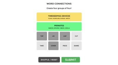 Screenshot of Connections - Word Game