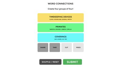Screenshot of Connections - Word Game