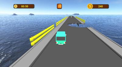 Screenshot of Crossing Damaged Bridge